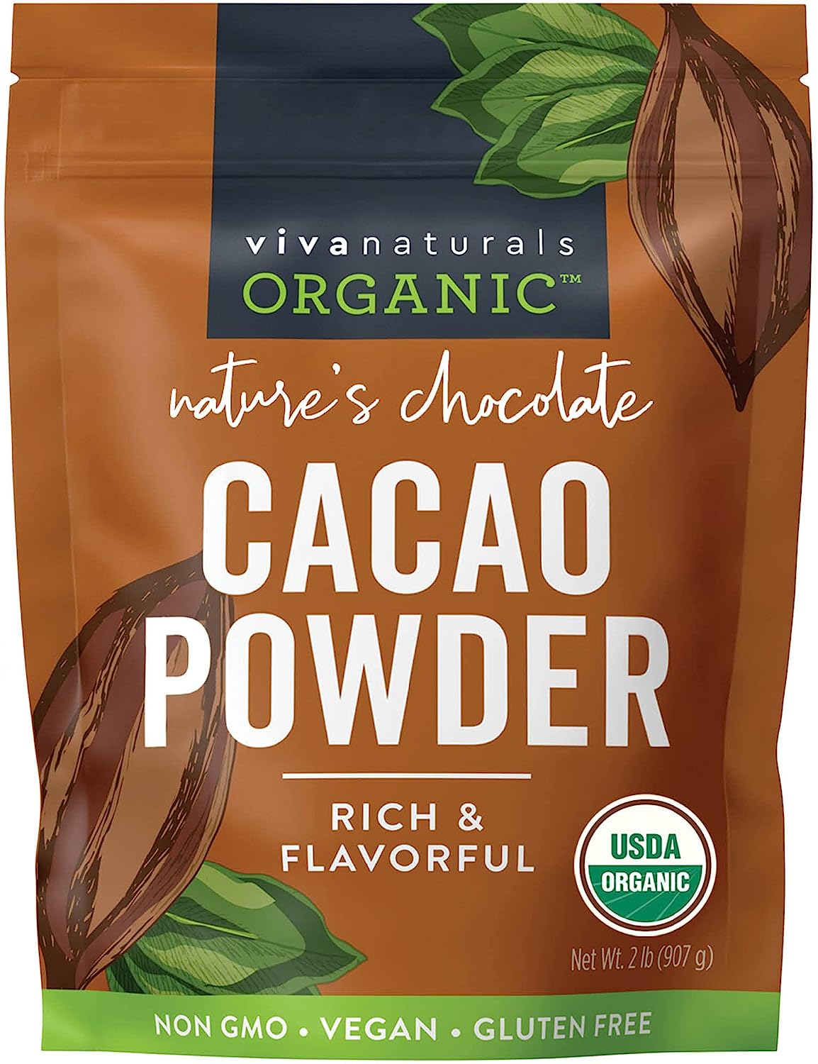 The Cocoa Trader Dutch Processed Black Cocoa Powder (1Lb)