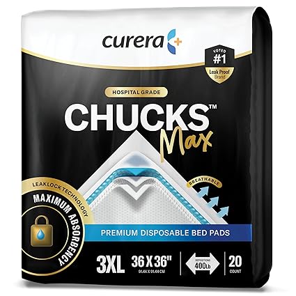 Chucks Pads Disposable [50-Pack] Underpads 23x36 Incontinence Chux