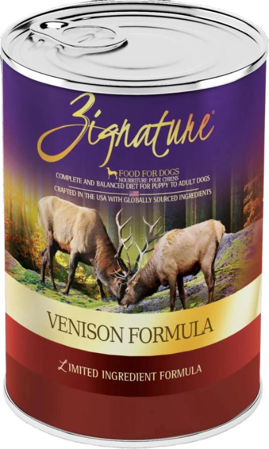 Zignature Venison Limited Ingredient Formula Wet Dog Food