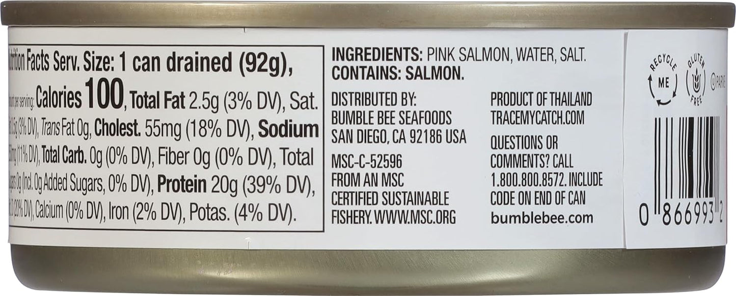 https://www.basketryplace.shop/products/bumble-bee-skinless-boneless-canned-pink-salmon-in-water-5-oz-cans-pack-of-12-premium-wild-caught-salmon-for-sandwiches-recipes-20g-protein-per-serving-gluten-free-kosher-msc-certified - https://www.basketryplace.shop/